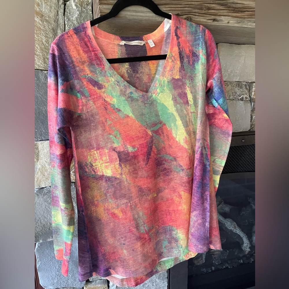 Colorful Abstract Women's TTop